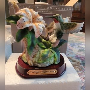 Vintage Westminster Collection Ruby throated Hummingbird & Tiger Lily NIB